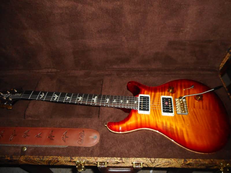 PRS Custom 24 10-Top 2023 - Dark Cherry Sunburst image 1