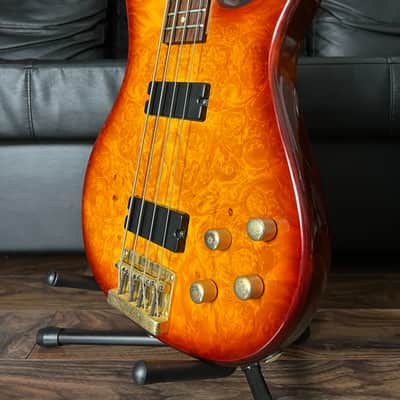 Dean Jeff Berlin Player Signature Bass Mid-2010 - Trans Braziliaburst image 4