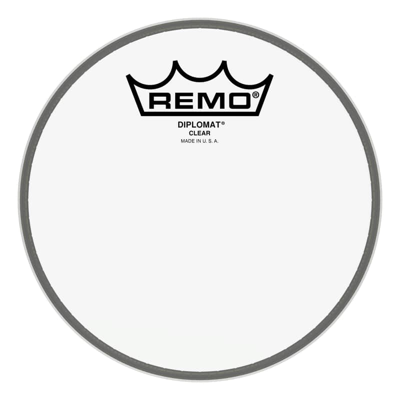 Remo Remo Diplomat Clear Drum Head 8" - Open Box image 1