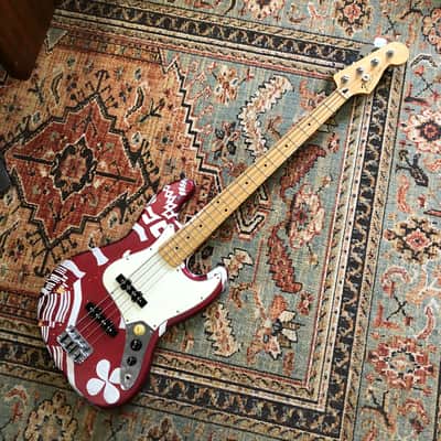 "Il Buono" Custom Hand Painted Fender Standard Jazz Bass image 6