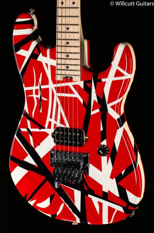 EVH Striped Series Red with Black Stripes (151) image 1