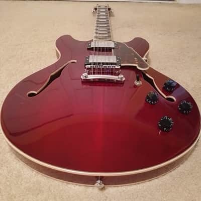 D'Angelico Premier DC 12-String 2018 Trans Wine image 10