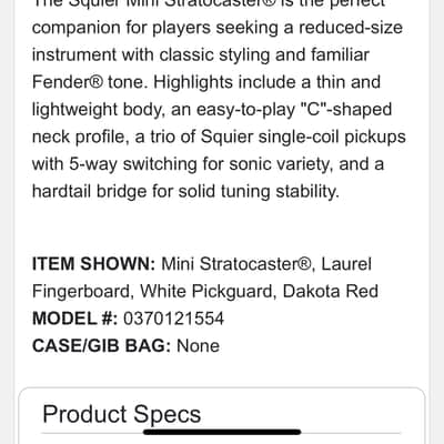 Squier Mini Stratocaster image 7