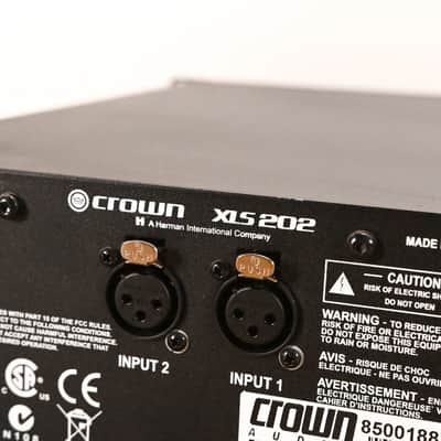 Crown XLS 202 2-Channel Power Amplifier CG010TY image 10