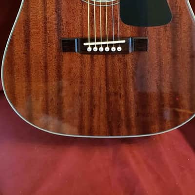 Washburn D100M / BR Mahogany Dreadnought Acoustic Guitar image 2