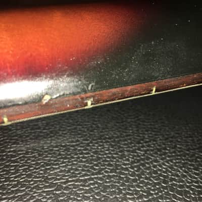Vintage 1960 Airline Pocket Bass Sunburst image 20