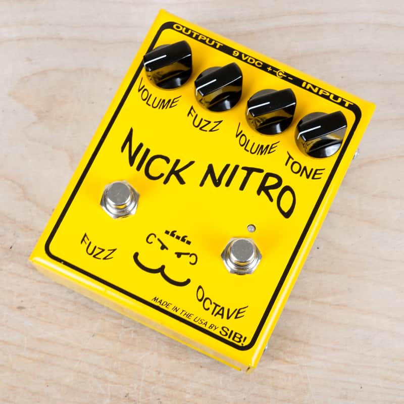 SIB Electronics Nick Nitro Yellow Octoave Fuzz image 1