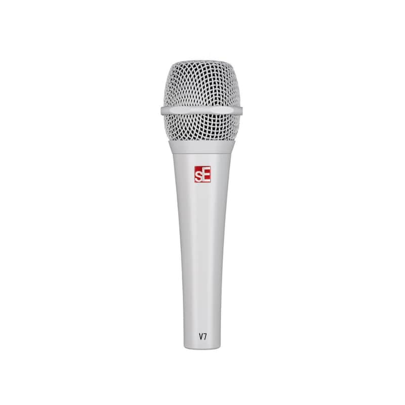 sE Electronics V7 WHITE Studio-grade Handheld Microphone Supercardioid in White (Open Box) image 1