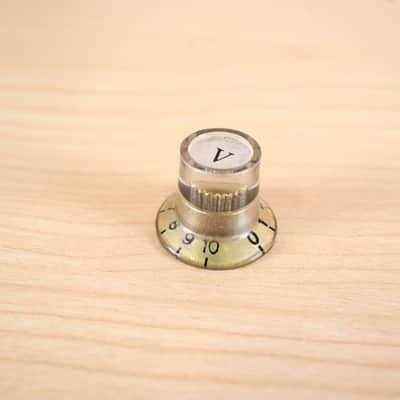 1960's Univox Teisco Guyatone Conrad - Single Gold Volume Guitar Knob image 6
