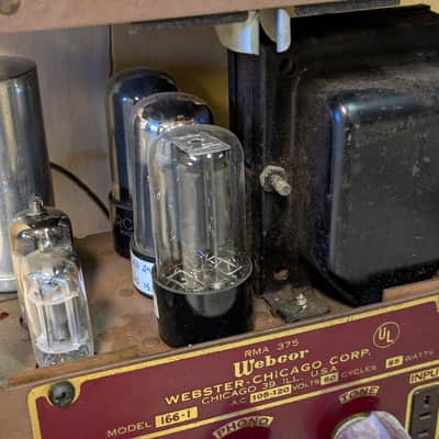 Vintage 1950s/60s Webcor Webster-Chicago 166-1 Tube Amp--project! image 4