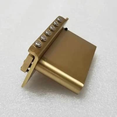 Whole Brass Tremolo Full Block 6-Point Style 52.5mm All Brass Vintage Strat Style Bridge-M1152 image 3