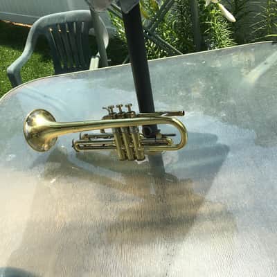 SUMMER DEAL 1948 L.A. SUPER CORNET GREAT COMPRESSION TONE RING SWEET NO REPAIS I CAN ALL BRACES FINE SEE image 2