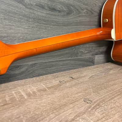 Gretsch G6120TM Tiger Maple Orange Hollow Body Electric Guitar 2006 #2692 image 13