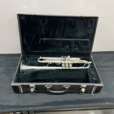 Vintage Getzen Eterna Severinsen Large Bore Silver Bb Trumpet with Case 1968-1971 image 1
