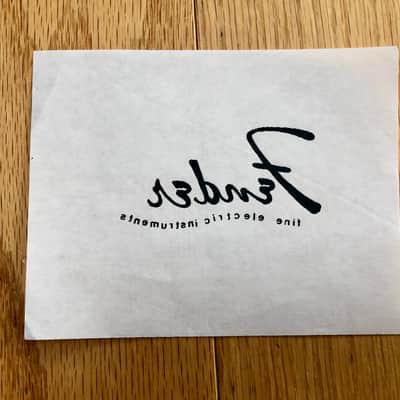 1950's Fender Polish Cloth "Silk Screen Transfer"(?) image 2