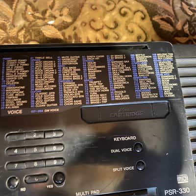 Yamaha PSR-330 61-key Portable Keyboard 1990s image 5