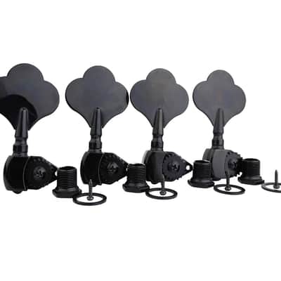 Guyker Open frame 4 right hand 1:20 ratio Tuners pegs Black image 2