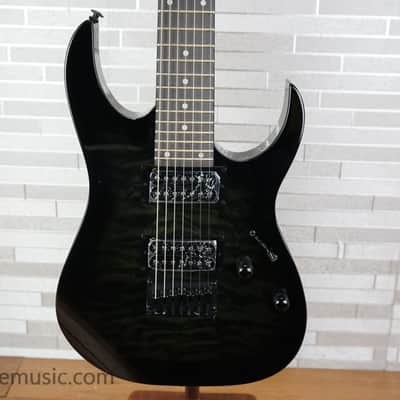 Ibanez GRG7221QA-TKS Gio - Transparent Black Sunburst image 1