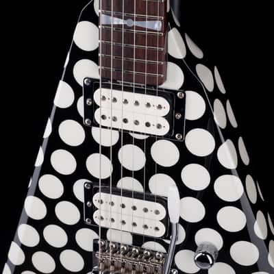 Pre-Owned 2017 Fender Custom Shop Masterbuilt Todd Krause Katana Black & White Dot with OHSC image 3