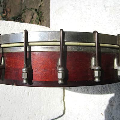 Vega Tenor Banjo, 1920's, Groton, Ct., 11" Head, Tone Ring, 18 Frets, Interesting image 4