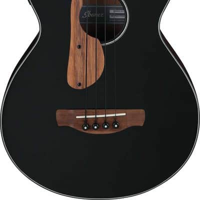 Ibanez AEGB24E-BKH AEGB Acoustic Bass 4-String - Black High Gloss image 1