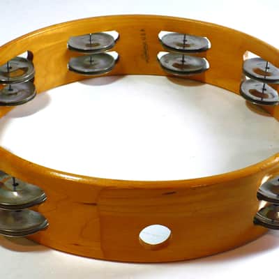 Ludwig 10” Headless Rock Tambourine Double Row 1960’s-1970’s image 10