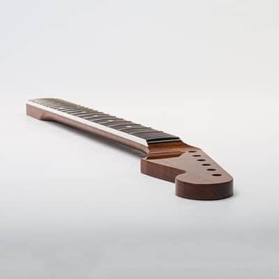 Allparts Select "Licensed by Fender®" AAA+ Roasted Flame Maple "VIN-MOD" Deluxe Replacement Neck for Stratocaster® - Nitro Finish - Bound Fretboard image 9