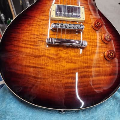 ESP LTD EC-256 FM with Rosewood Fretboard - Dark Brown Sunburst image 9
