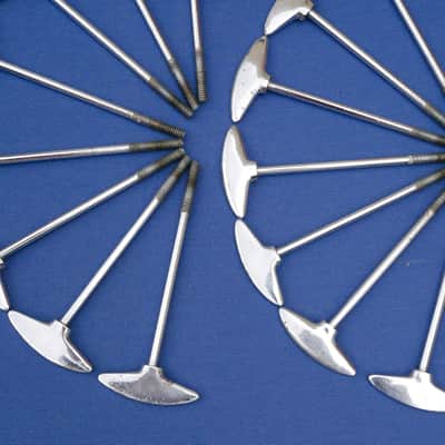 Sonor Teardrop Champion T-rods Tension Rods Bass Drum Lot of 16 Vintage image 3