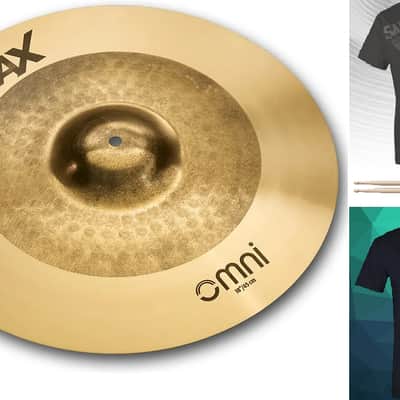 Sabian AAX 18" Omni Ride/Effect Cymbal Natural Finish | Bundle & Save| Made in Canada | Auth Dealer image 1