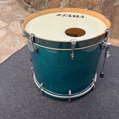Tama Superstar Classic Aqua 22x18 Bass Drum - Maple Shell image 8