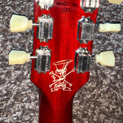 2021 Gibson Slash Signature Appetite for destruction les Paul Standard Plus Top 2021 - Amber electric guitar made in the usa image 7
