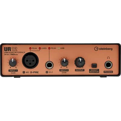 Steinberg UR12B USB Audio Interface - Black/Copper image 2