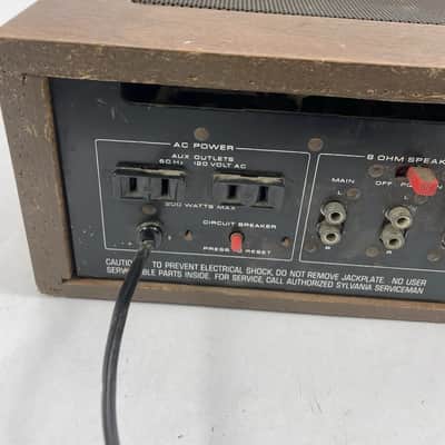 Sylvania CR-2743 Receiver 50 Watts Per Ch Made In USA for PARTS image 7