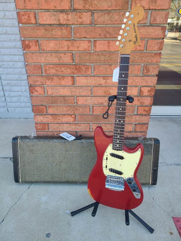 1966 Fender Mustang Dakota Red with Original Hardshell Case image 1