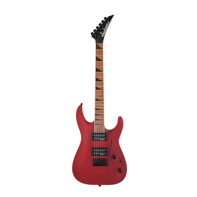 Jackson JS Series Dinky Arch Top JS24 DKAM 6-String Electric Guitar with Caramelized Maple Fingerboard and High-Output Humbucking Pickups (Right-Handed, Red Stain) image 1