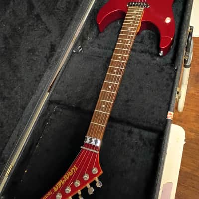Kramer focus 6000 guitar Cherry Red 1986 Seymour Duncan pick ups Floyd Rose Tremolo image 2