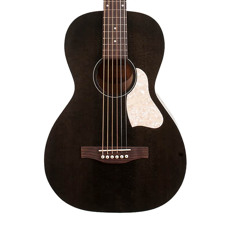 Art & Lutherie Roadhouse Parlor Acoustic-Electric Guitar Black image 1