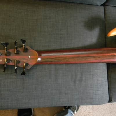 Conklin Groove Tools GT-7 - 7 String Fretless Bass Clear Hard Natural RARE! image 10