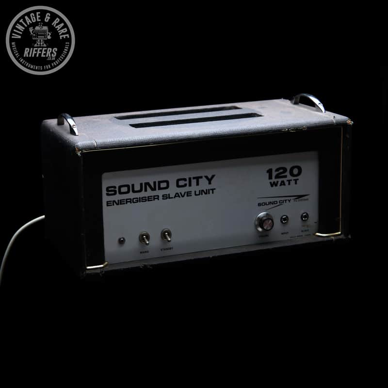 *Serviced* c.1970s Super Rare Sound City Energiser Slave Unit S 120 Watt Dallas Arbiter London Vintage British Amp 120w PA Systems image 1