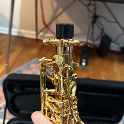 Apollo Alto Saxophone in gold lacquer with leather pads image 4