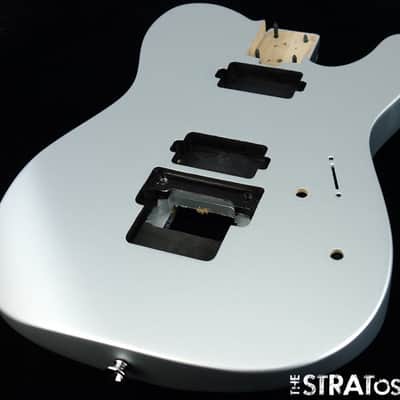 2018 Charvel San Dimas 2 Pro Mod BODY HH Floyd Rose Route Tele Shape Silver image 2