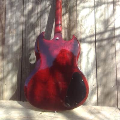 Lefty 1969 Gibson  EB-0 short scale with Factory Double Guards Left Handed image 18