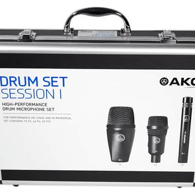 AKG Drum Set Session I (7) Microphone Kit w/ Bass/Overhead/Snare/Tom+Clamps+Case image 11