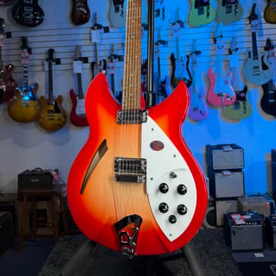 Rickenbacker 330/12 Fireglo Semi-Hollow Electric Guitar, with Ric Case, 706 image 3