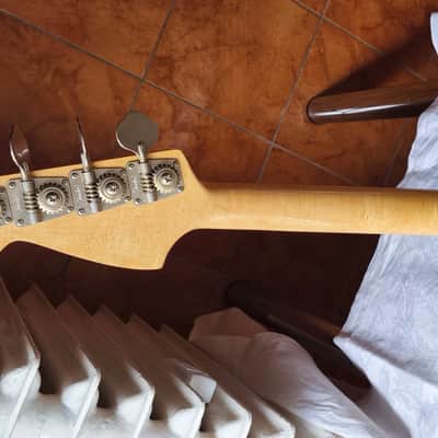 1978 Fender Musicmaster Bass with Original Fibre Hard Shell Case image 7