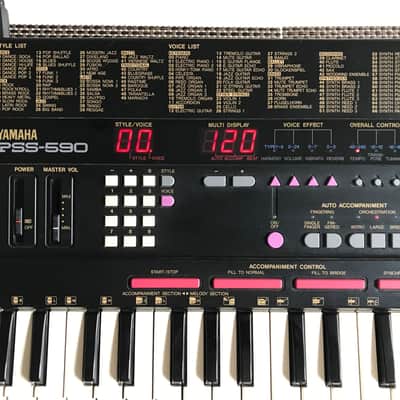 Yamaha PSS-590, excellent cond., power supply 1990 image 3
