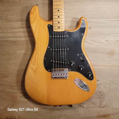 1977 Fender Hardtail Stratocaster with 3-Bolt Neck, Maple Fretboard - Natural image 1