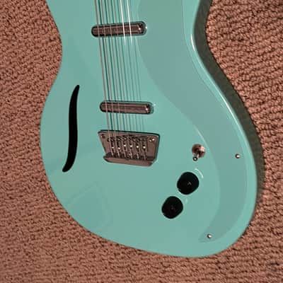 Danelectro Vintage Baritone 2010s - Dark Aqua image 2