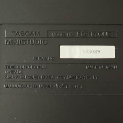 TASCAM Porta One Ministudio 4-Track Cassette Recorder 1980s - Gray image 7